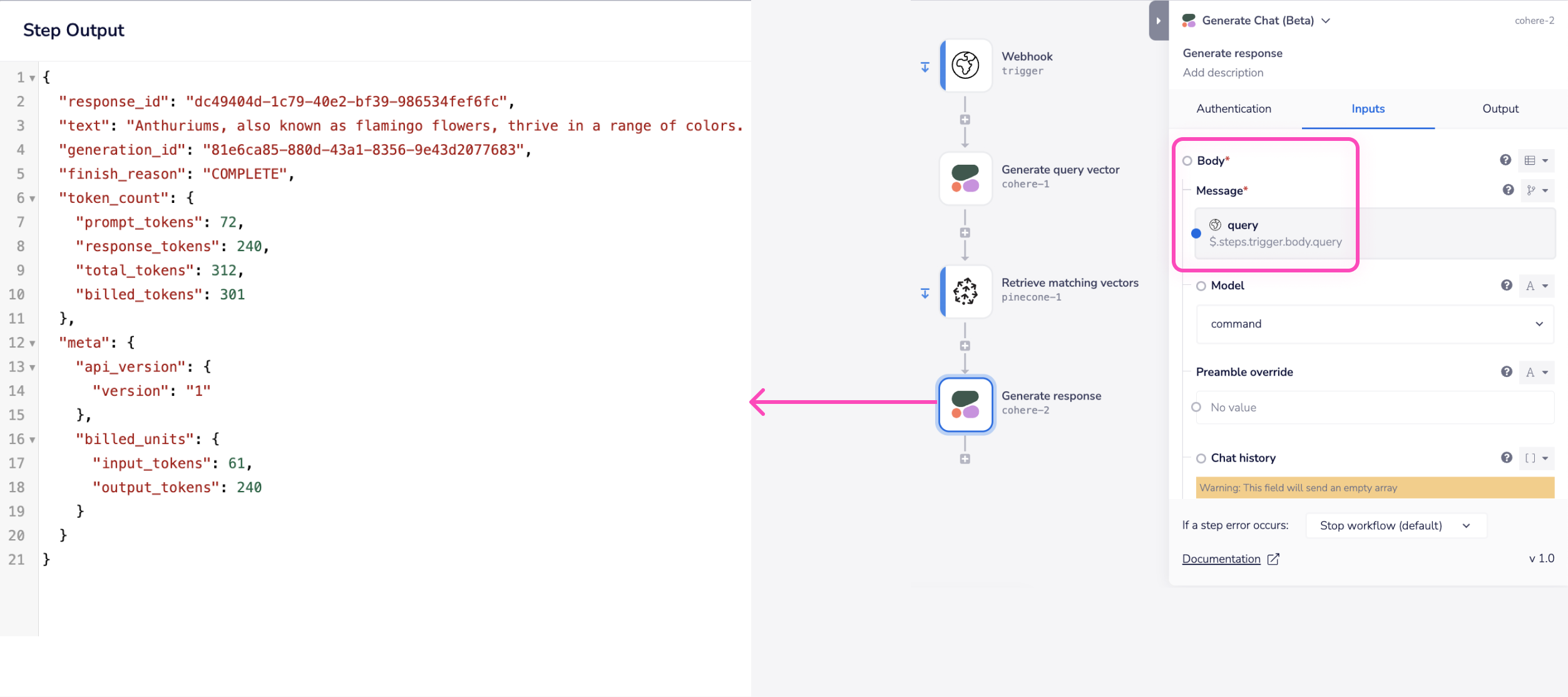 cohere-generate-chat