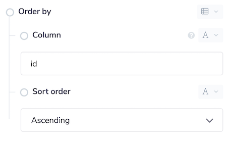 Order by