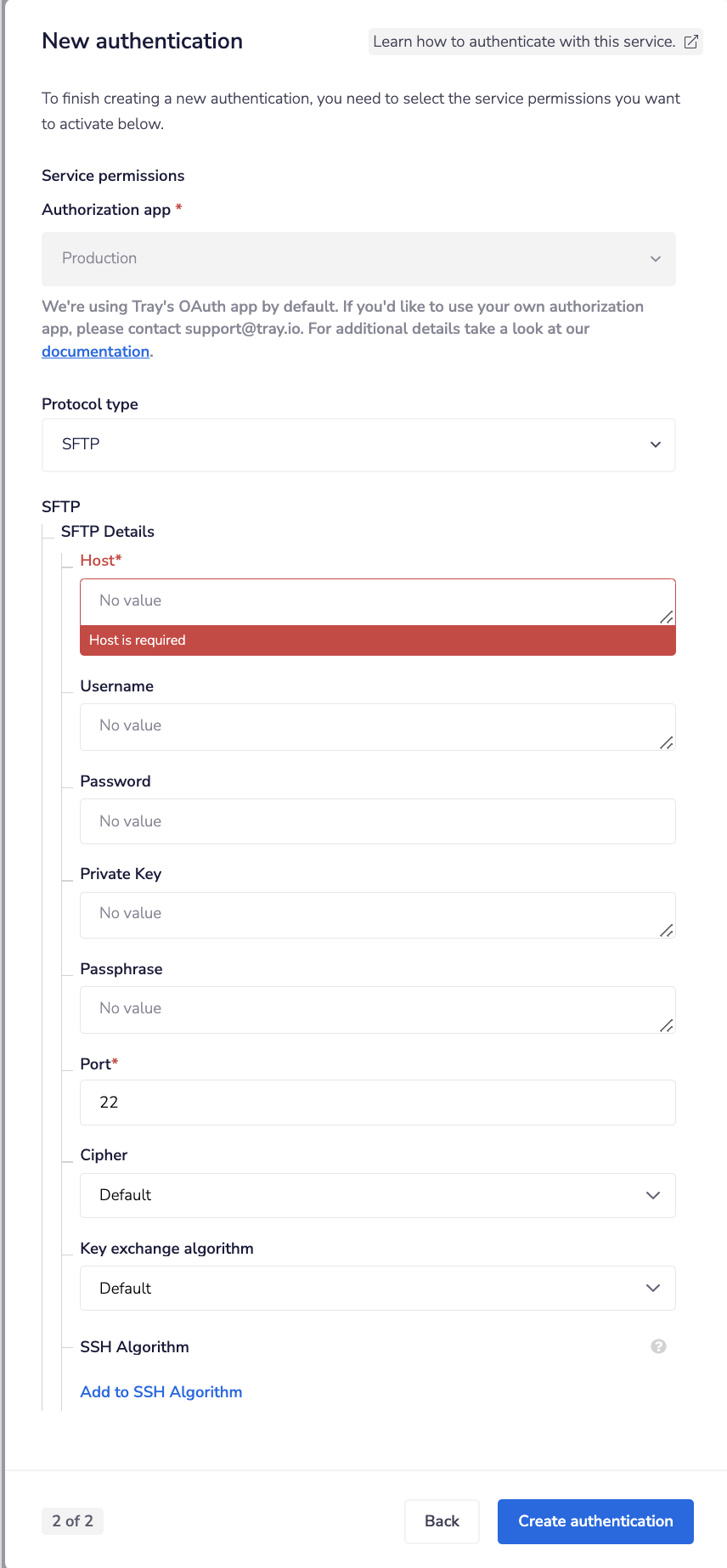 sftp-auth-creds