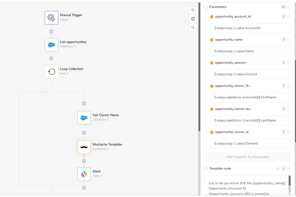 mustache-workflow