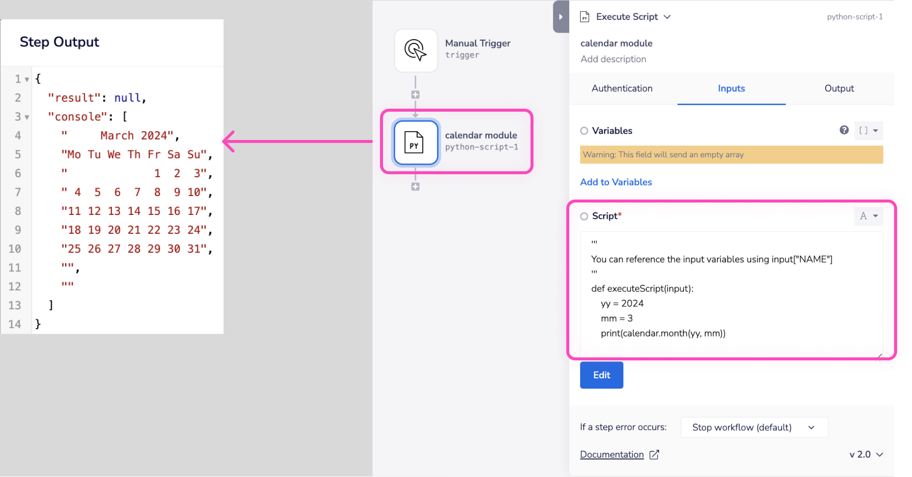 python-script-calendar-module