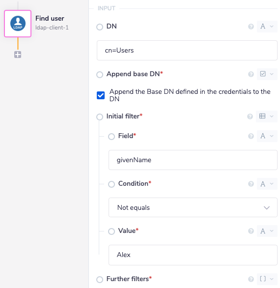 Search - Not Equals