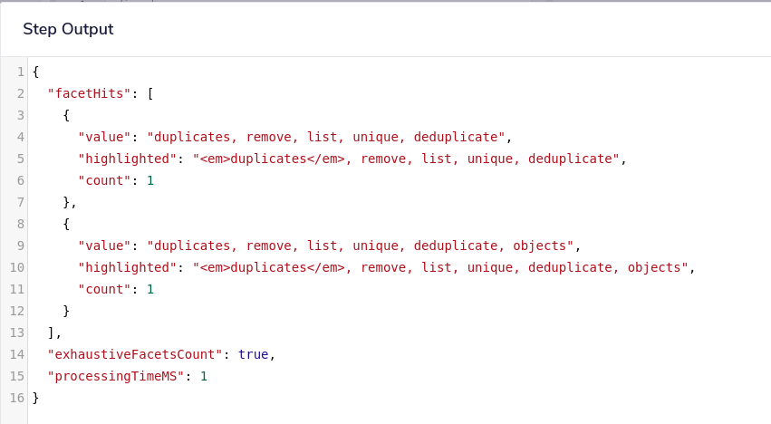 facet-query-result