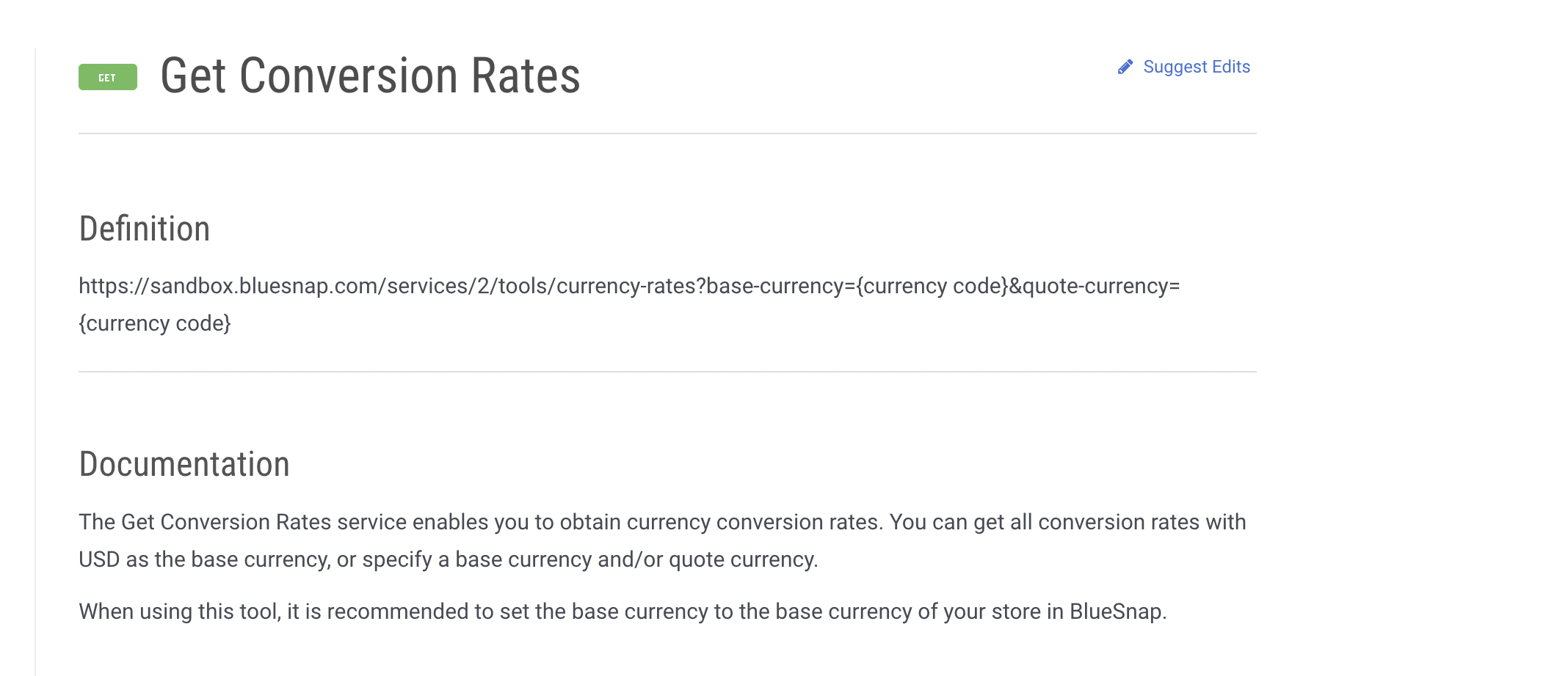 get conversion rate