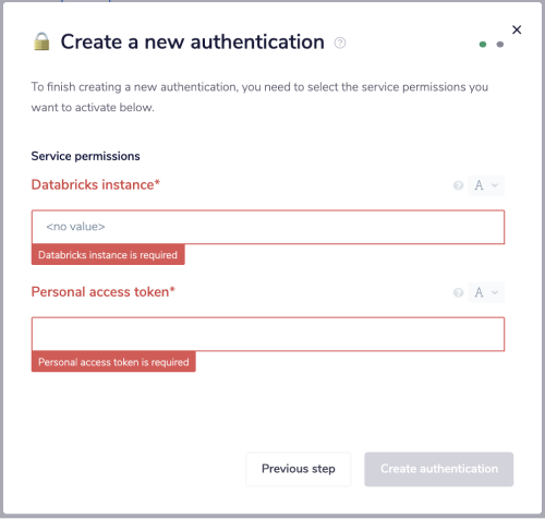 databricks-popups