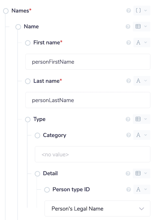 Person names