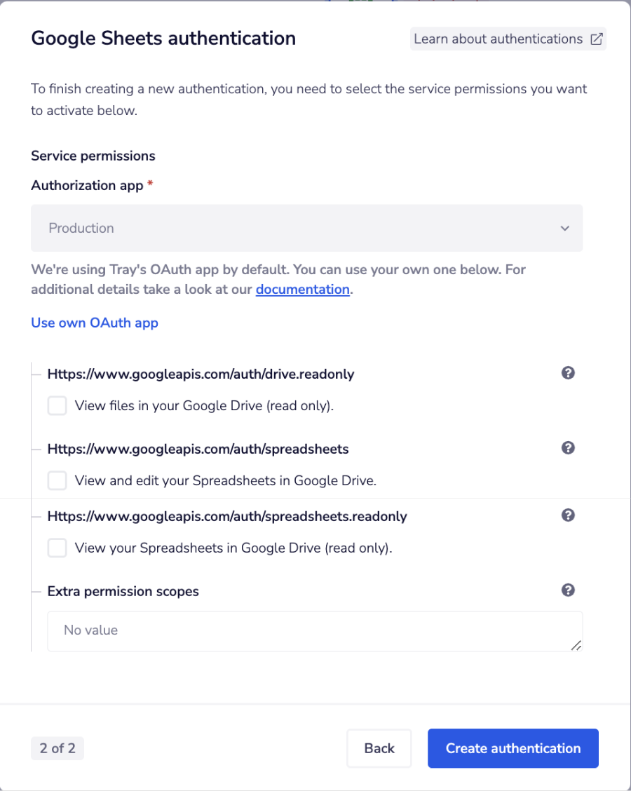 google-sheets-popup