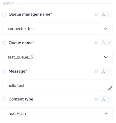 Send message input