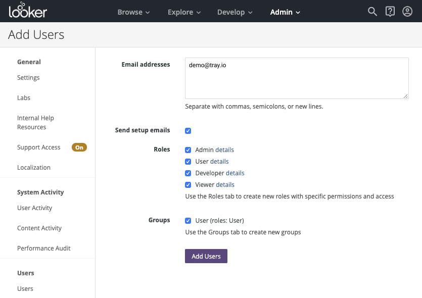 looker-create-user