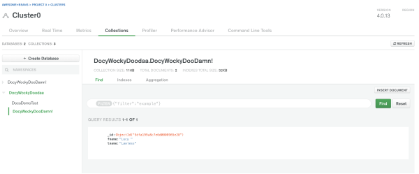 mongodb-doc-created