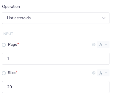 list-asteroids