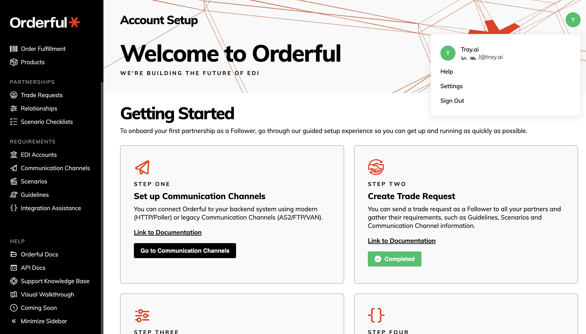 orderful settings