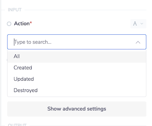 select-action