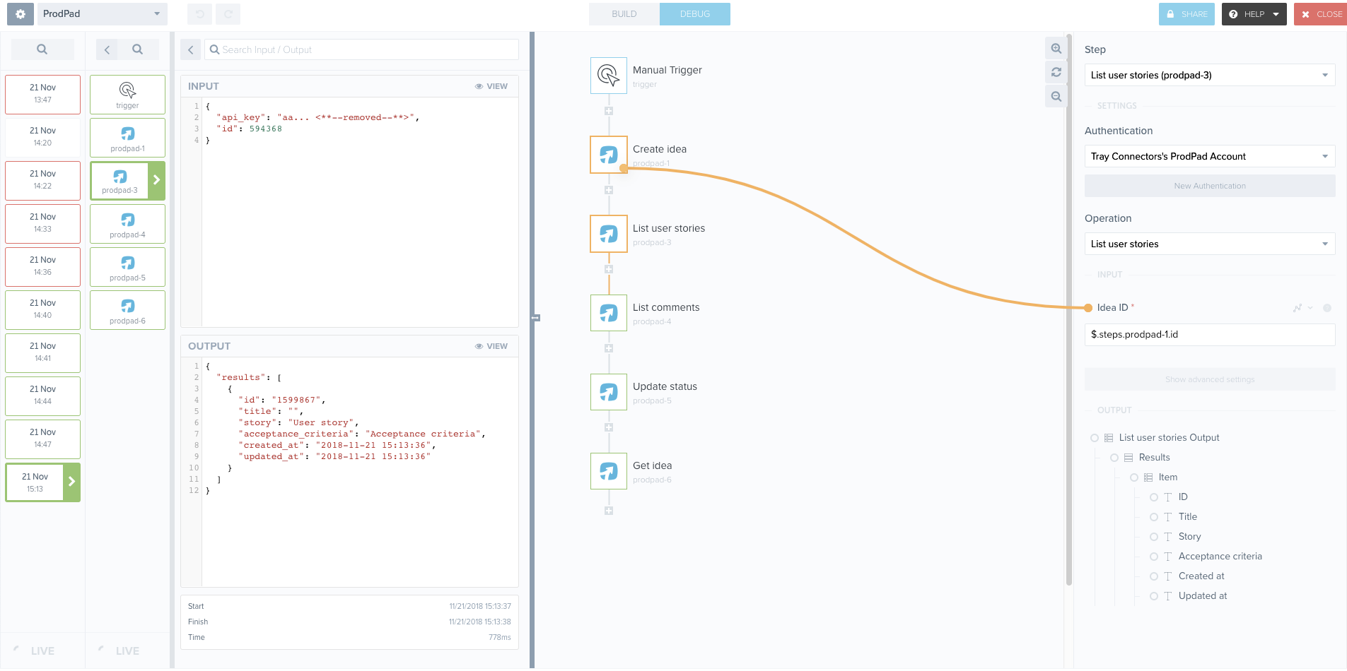 Assign Idea ID