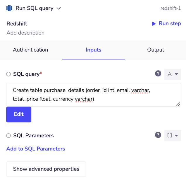 reedshift-run-sql-query