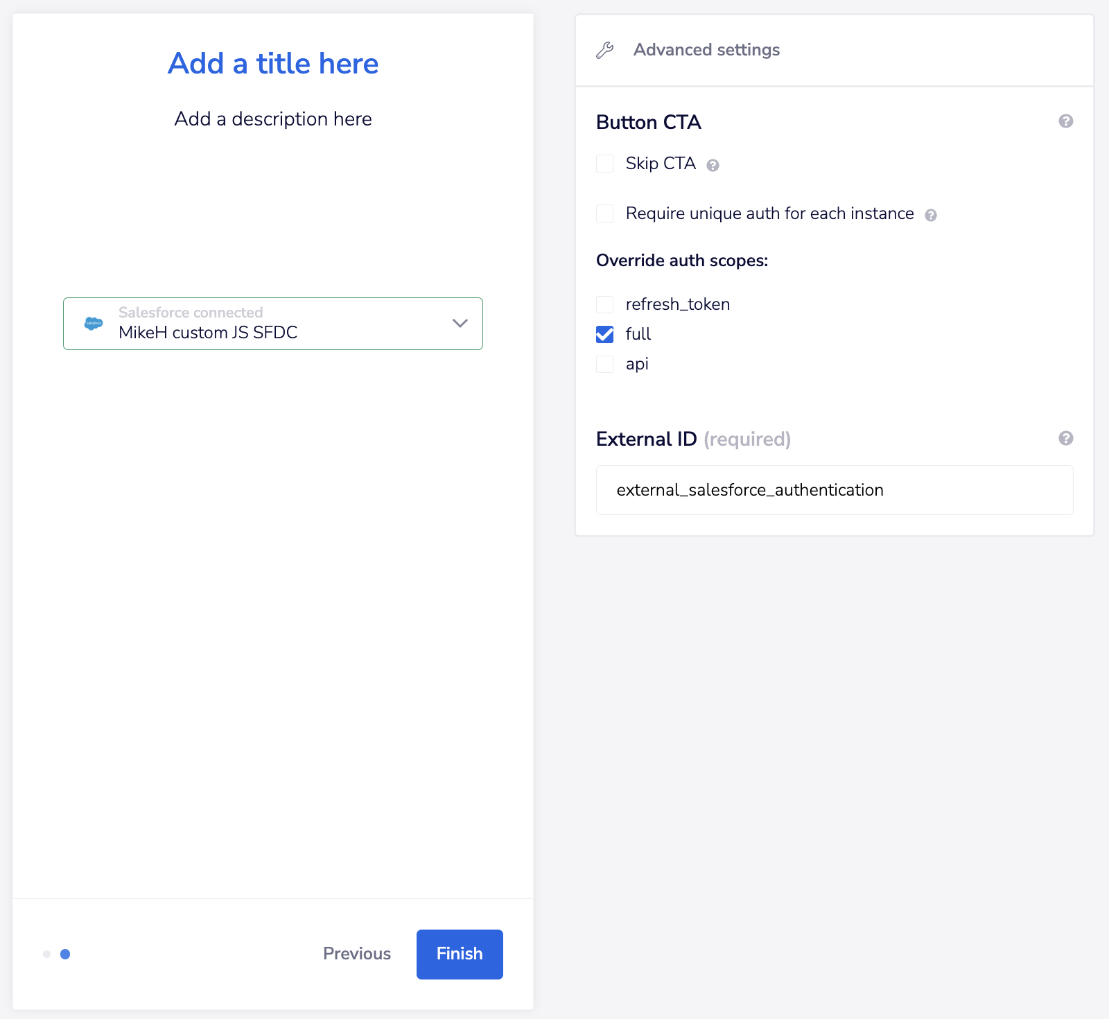 salesforce override scopes