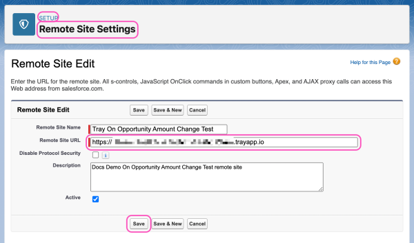 salesforce-remote-site-setup