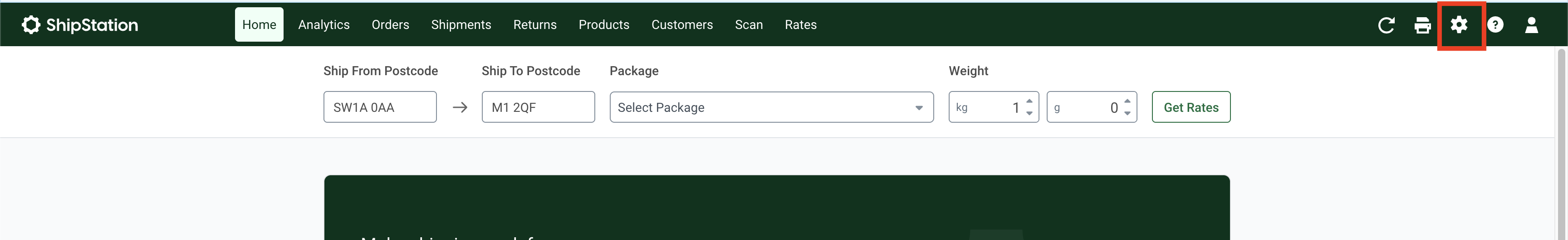ShipStation Settings icon