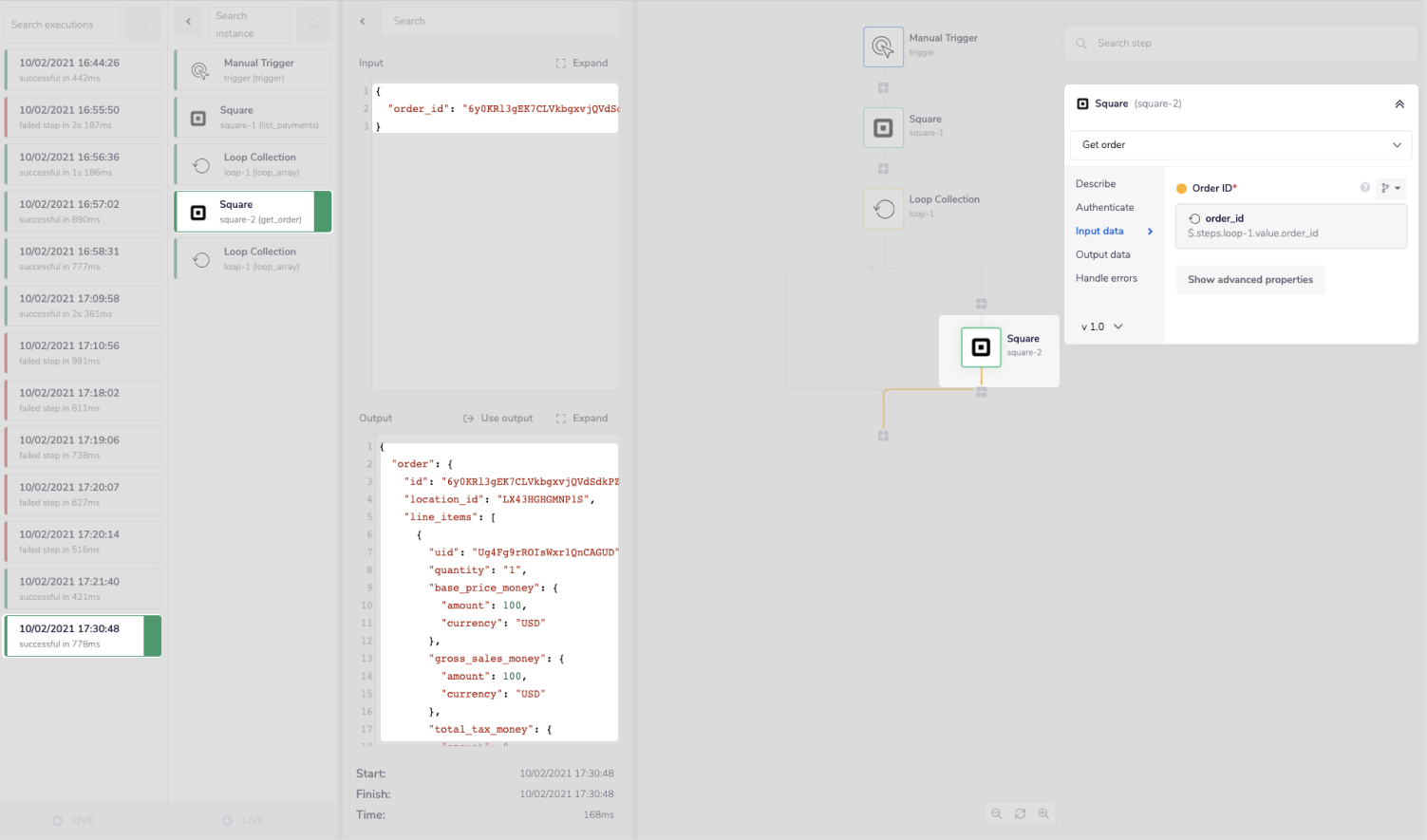 square-debug