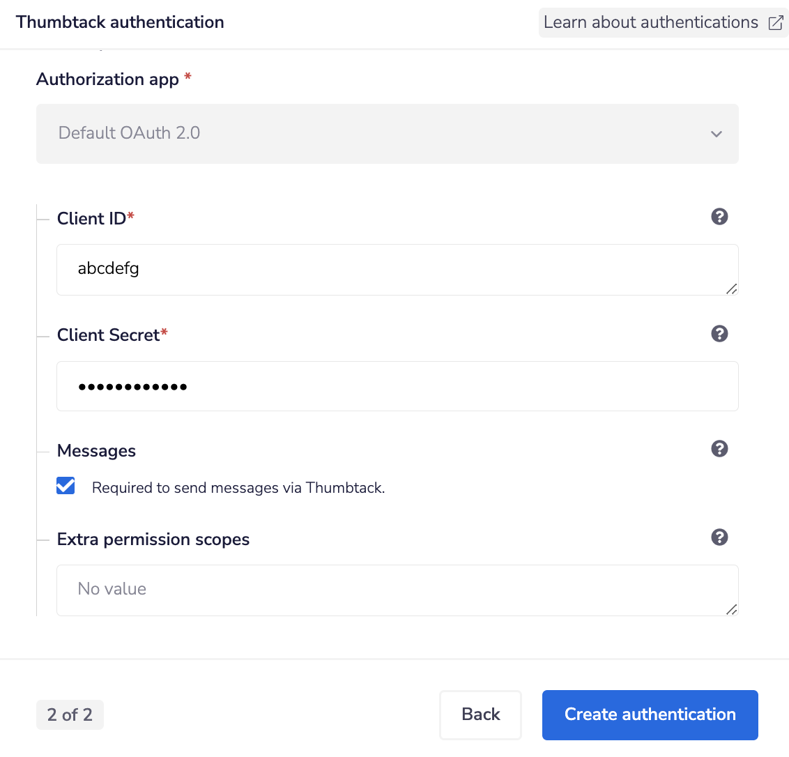AUTH STEP 1