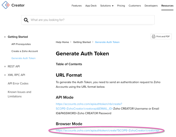 zoho-creator-site