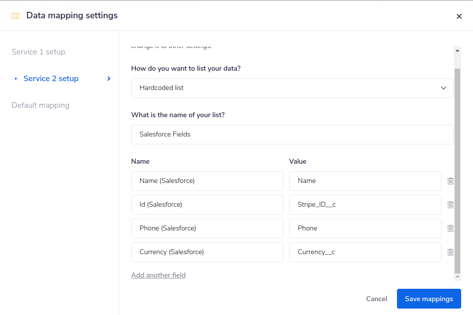 salesforce-service-2-mappings