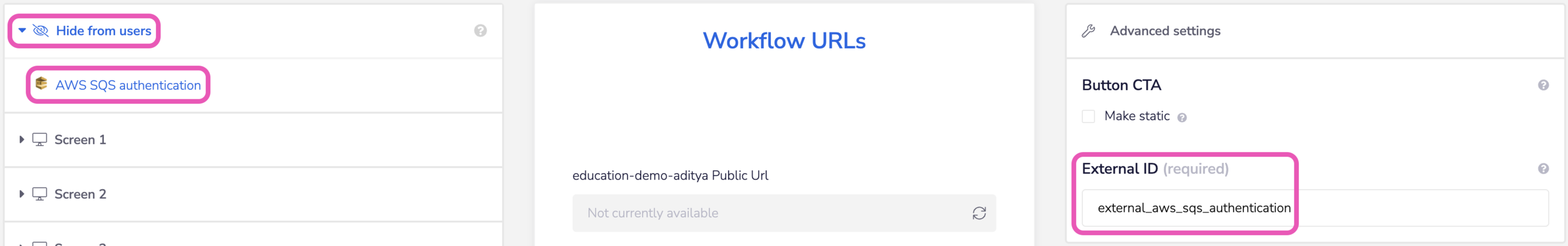 drag auth config